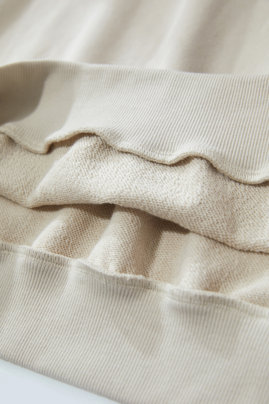 Letter Embroidered Cotton Sweatshirt