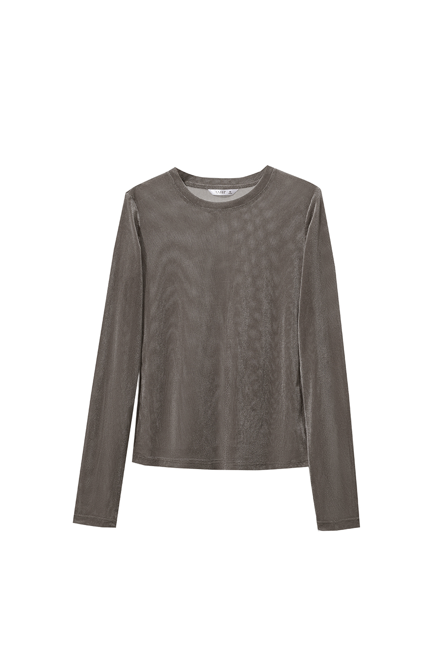 Small Crew Neck Velvet T-shirt