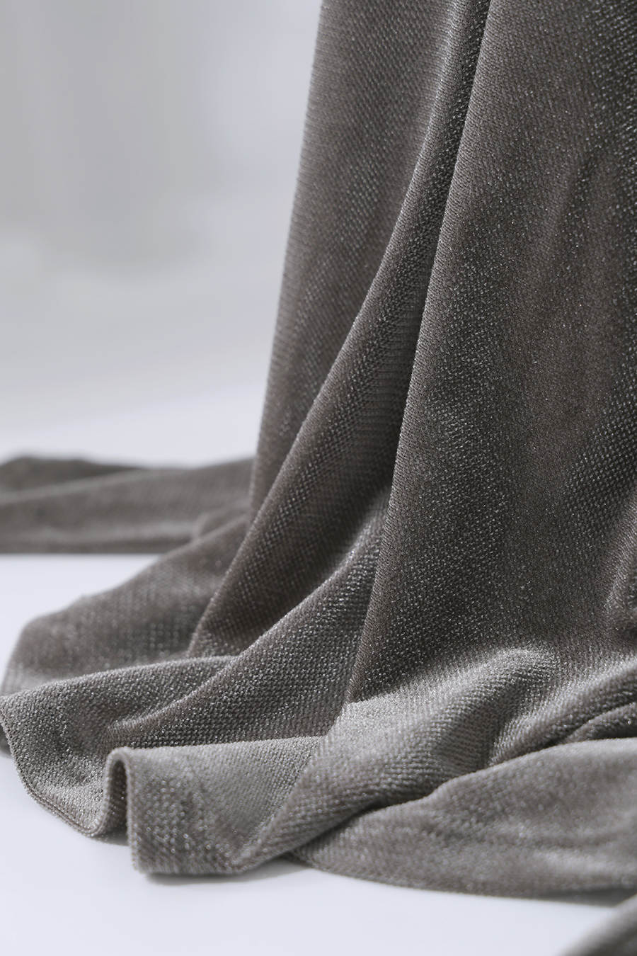 Small Crew Neck Velvet T-shirt