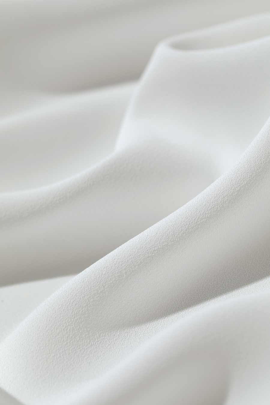 Stand Collar Long Sleeve Chiffon Blouse