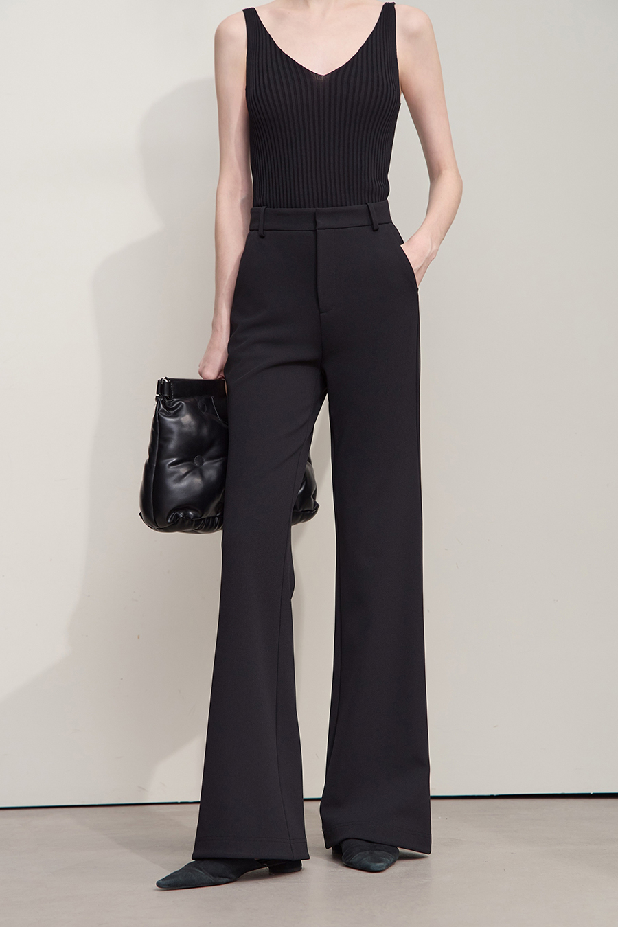 Micro Flare Casual Pants|AMII-AMII.com