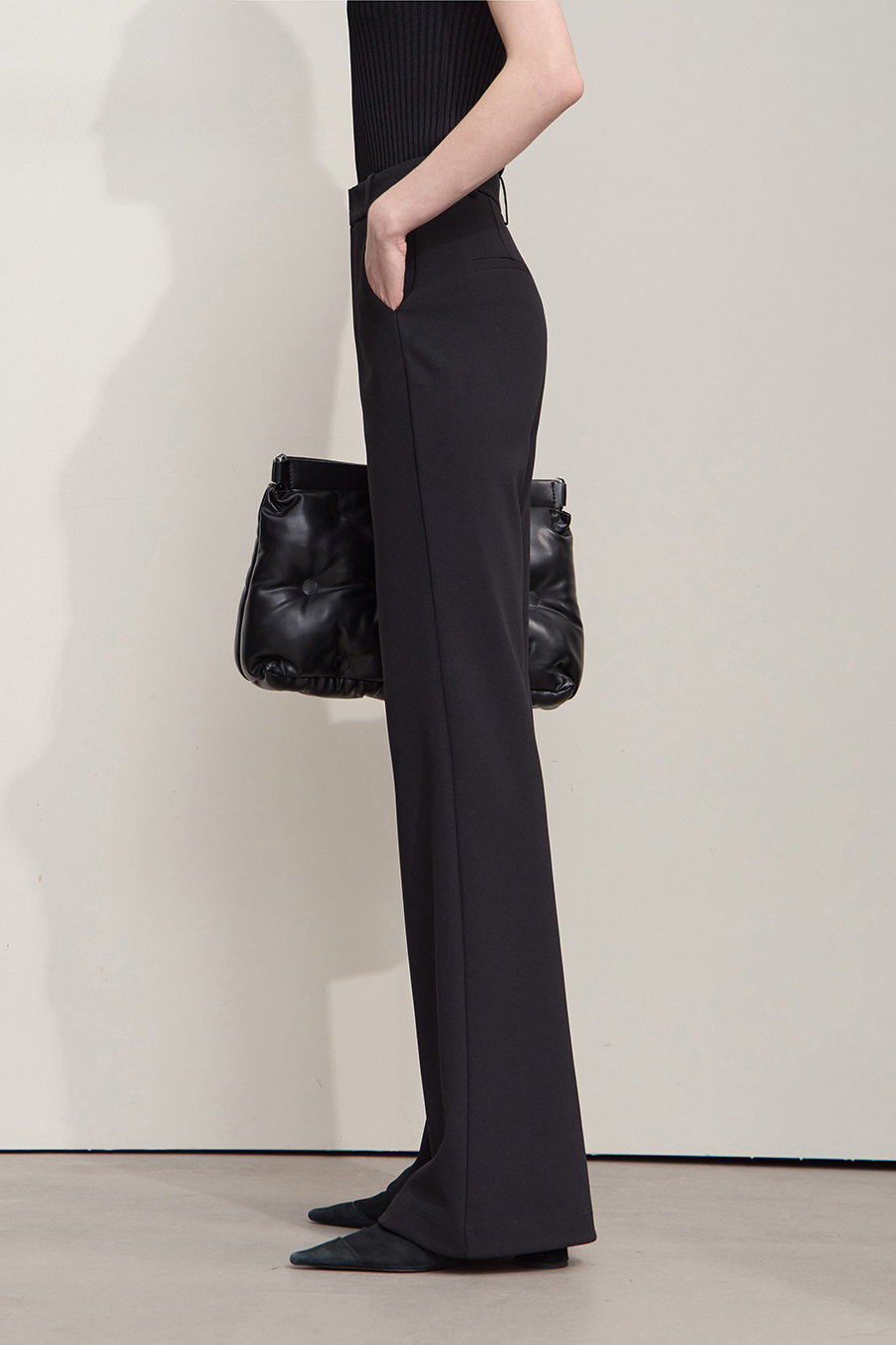 Micro Flare Casual Pants|AMII-AMII.com