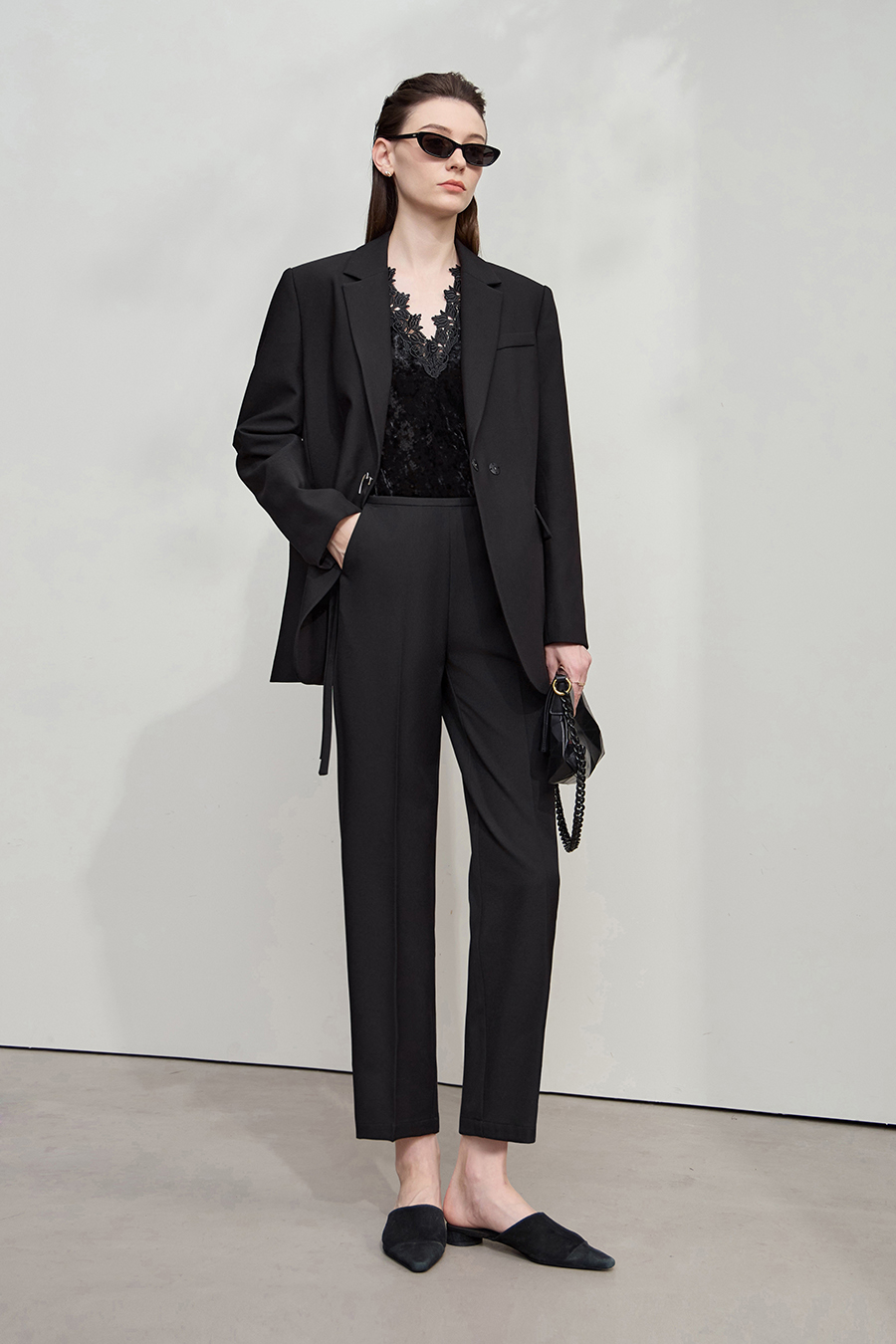 Tapered Cropped Casual Pants|AMII-AMII.com