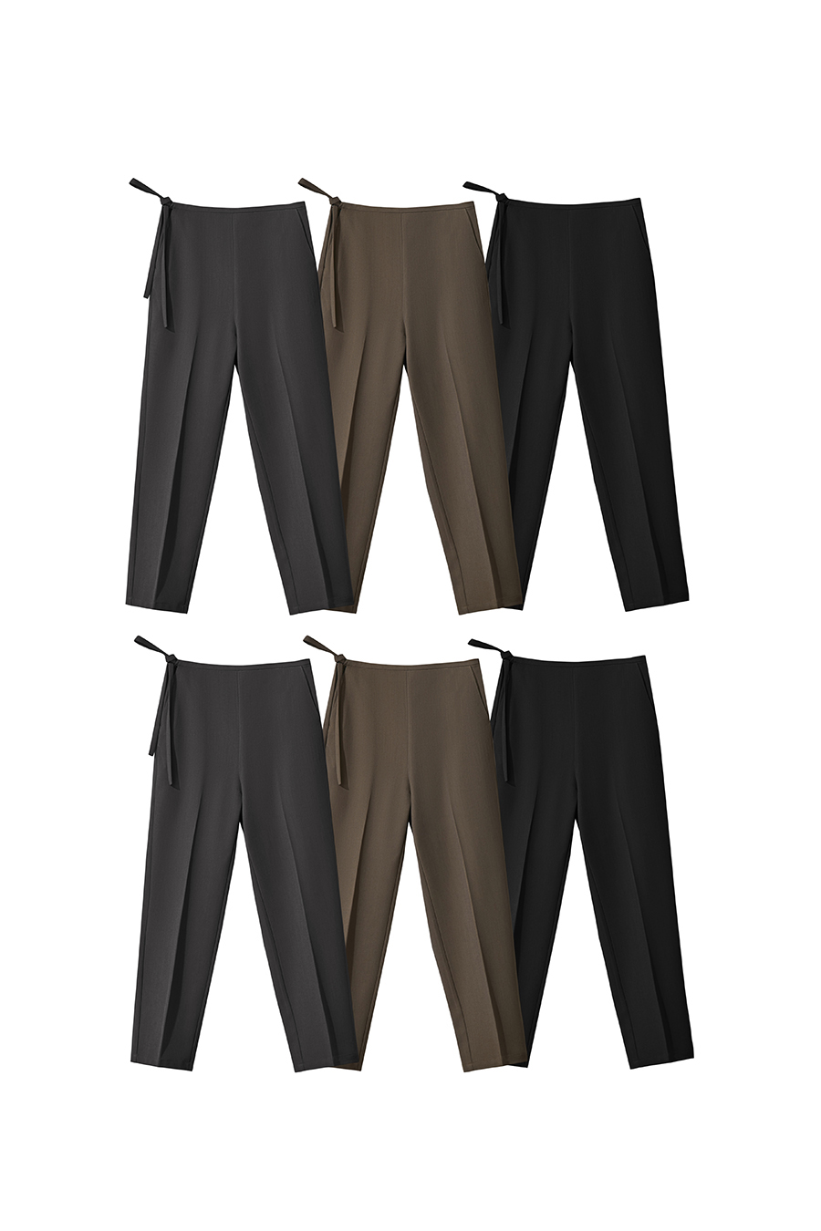 Tapered Cropped Casual Pants|AMII-AMII.com