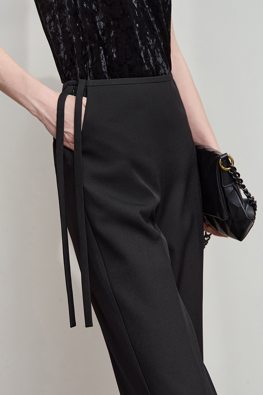 Tapered Cropped Casual Pants|AMII-AMII.com