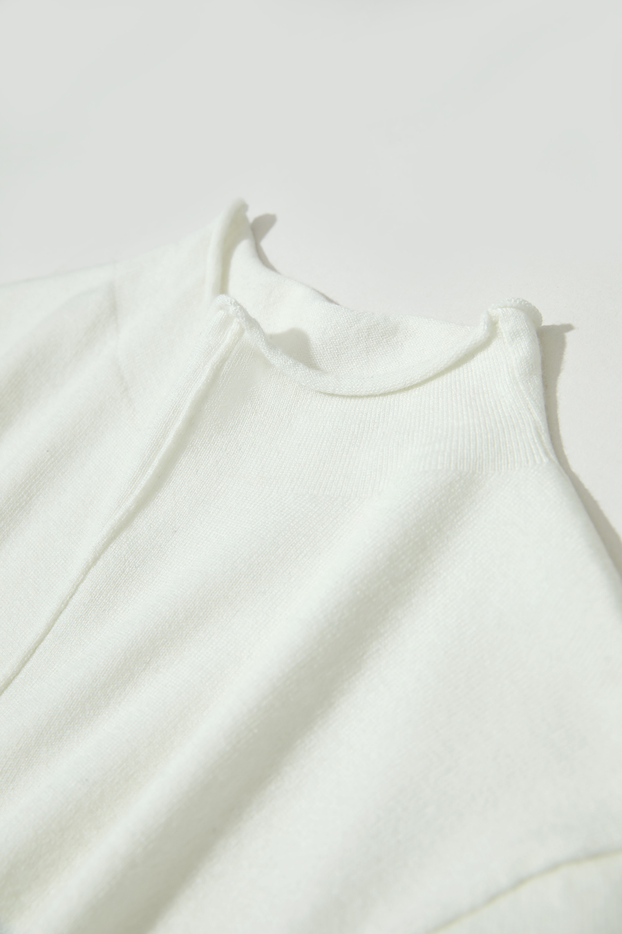 Turtleneck Color Block Cuff Sweater|AMII-AMII.com