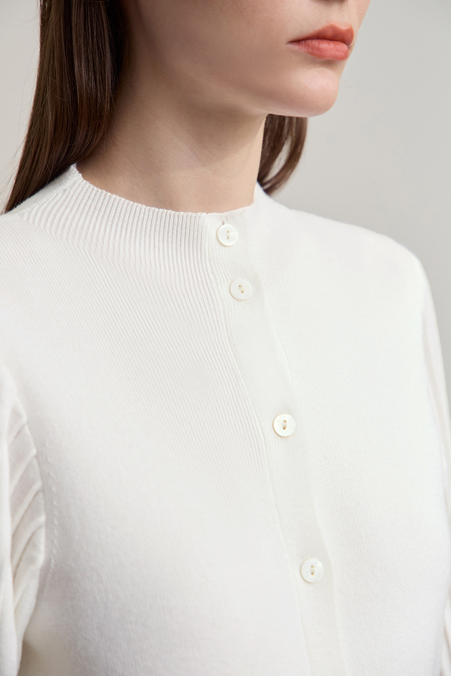 Super Fine Wool Knit Cardigan