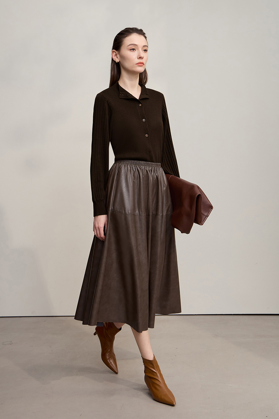 Super Fine Wool Knit Cardigan