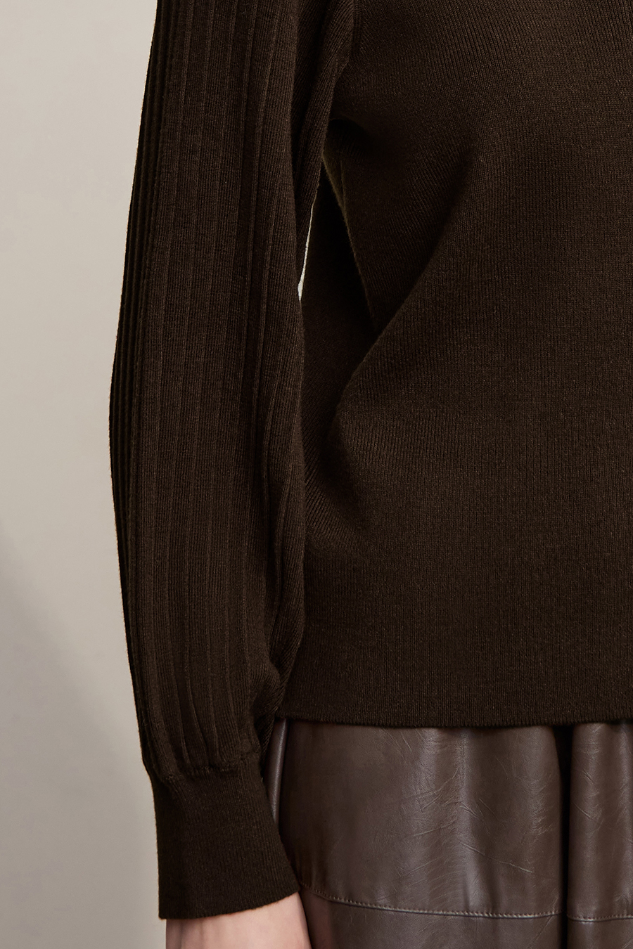 Super Fine Wool Knit Cardigan