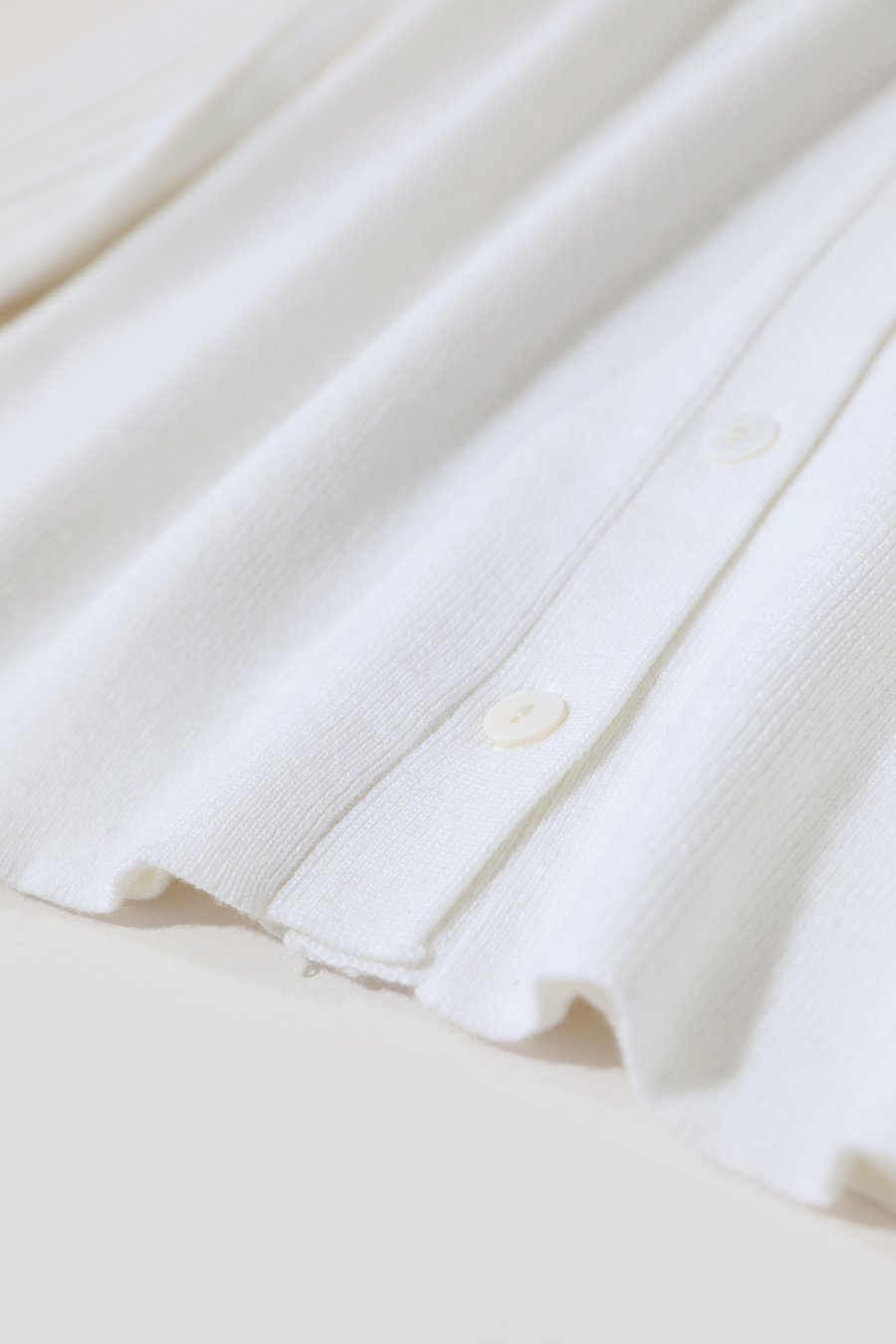 Super Fine Wool Knit Cardigan