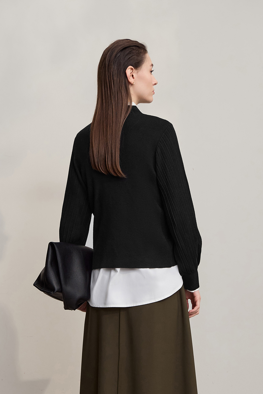 Super Fine Wool Knit Cardigan