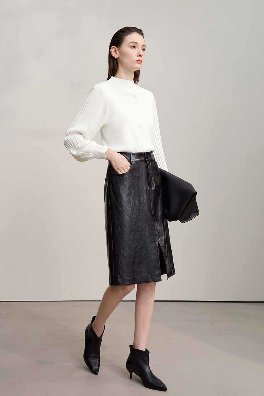 Super Fine Wool Knit Cardigan