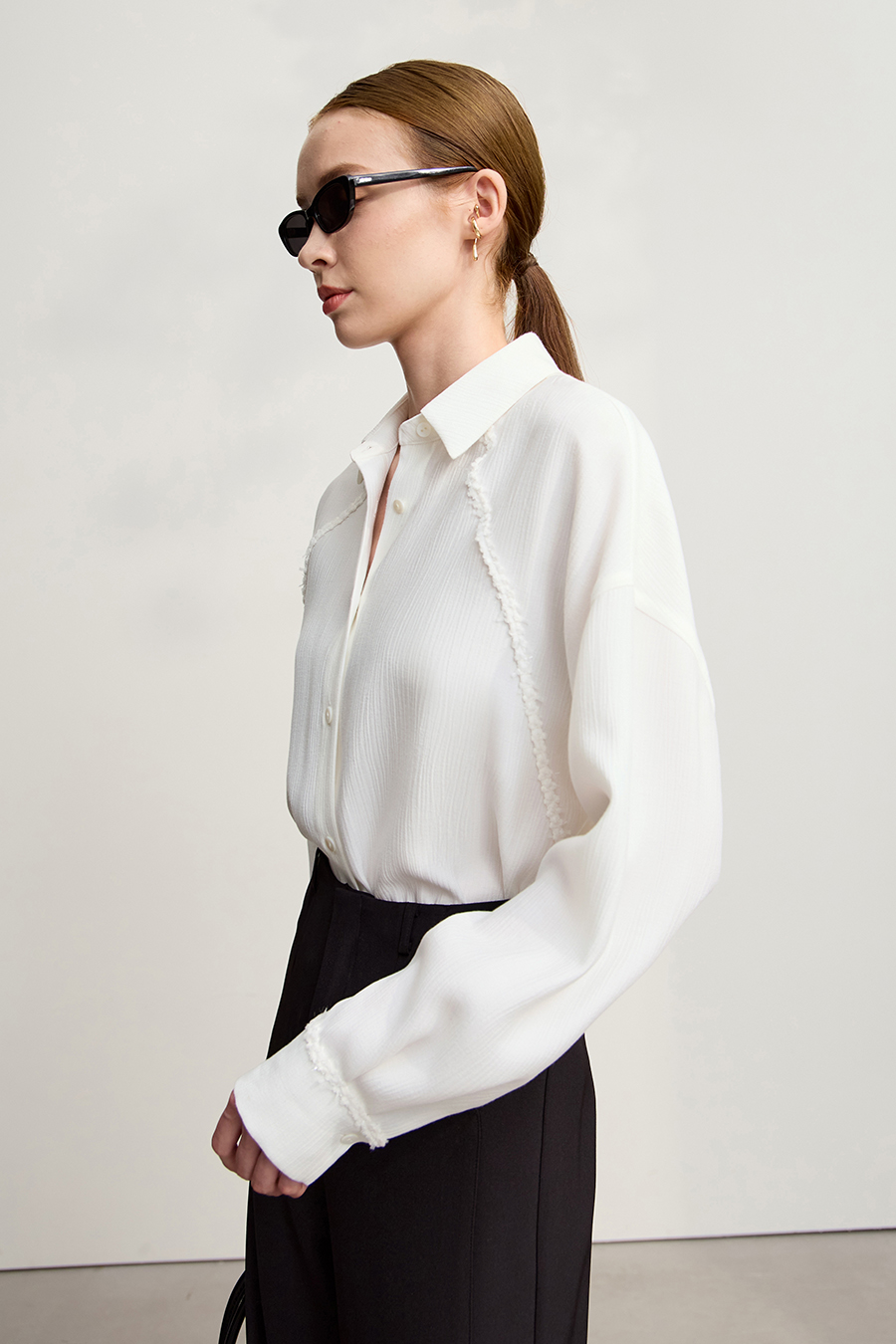 Loose Textured Shirt