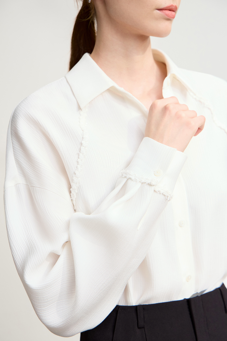 Loose Textured Shirt
