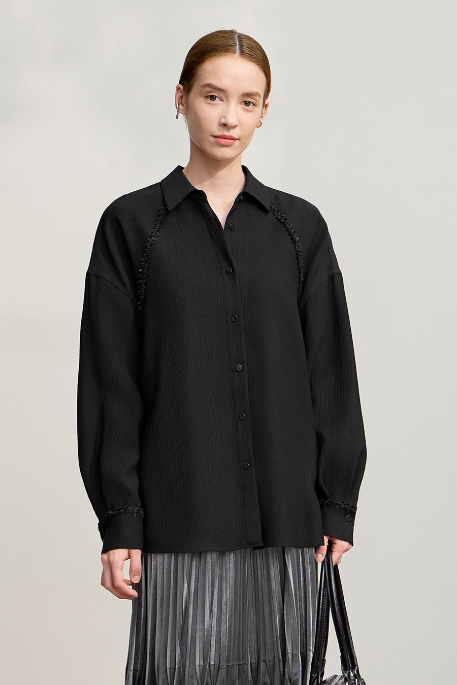 Loose Textured Shirt