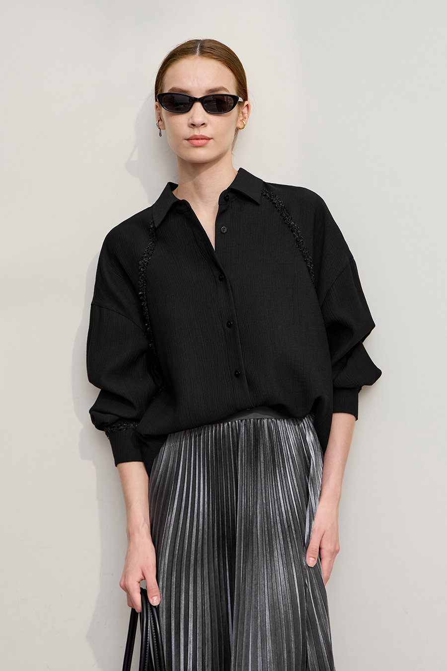 Loose Textured Shirt