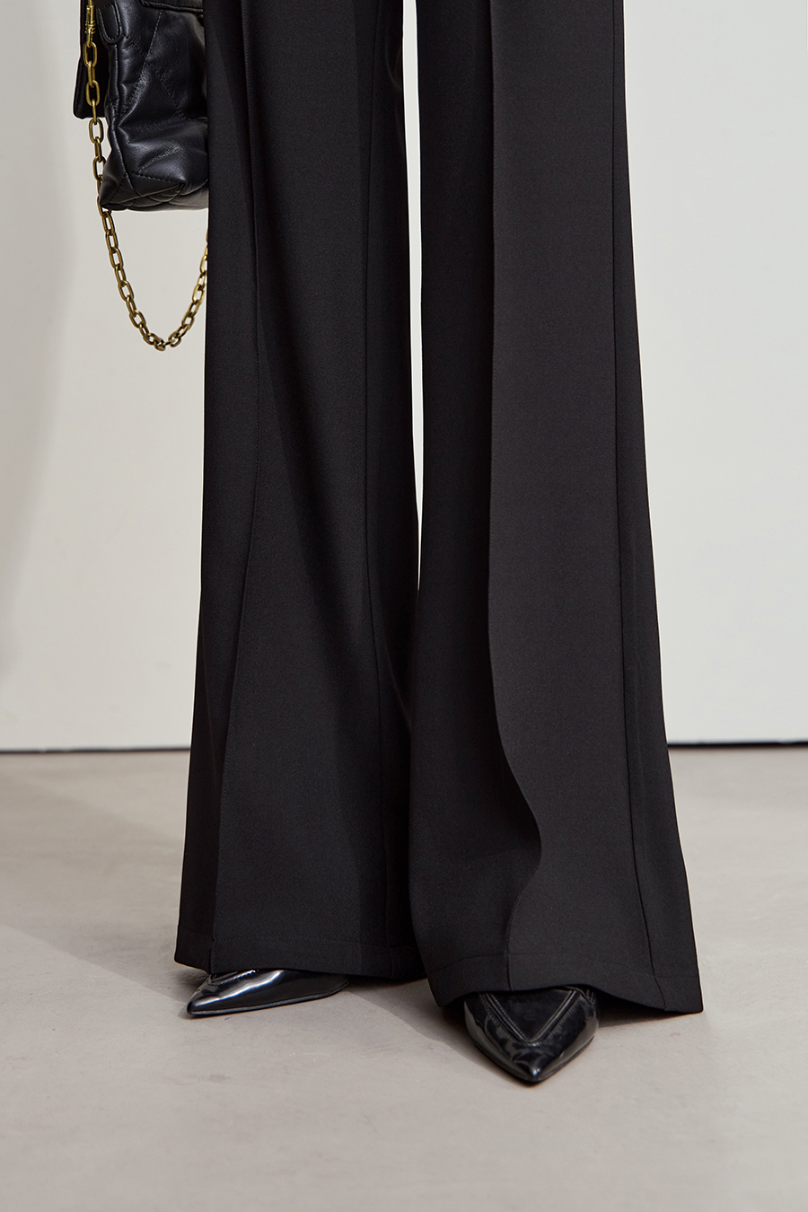 Pleated Casual Long Pants