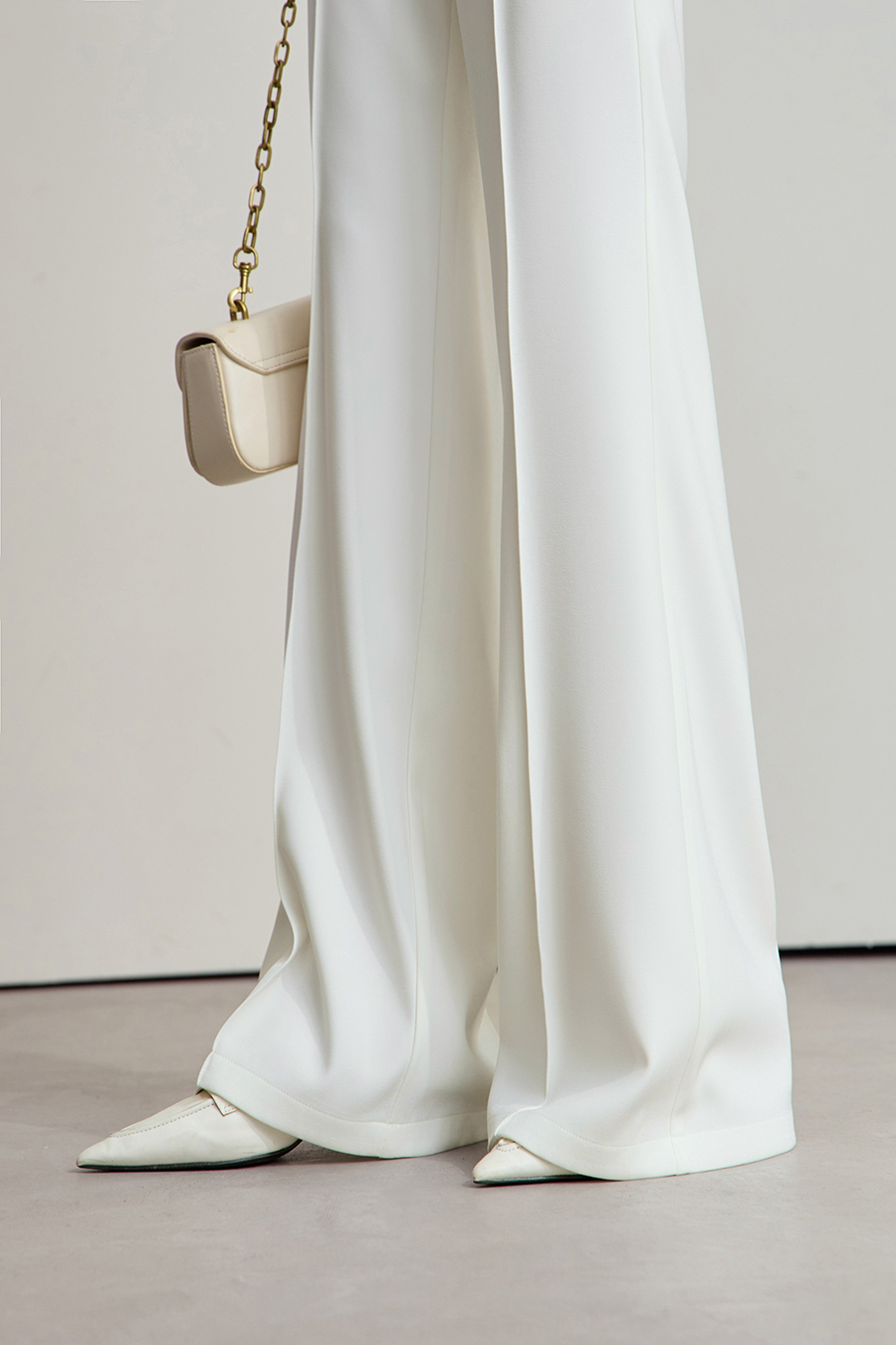 Pleated Casual Long Pants