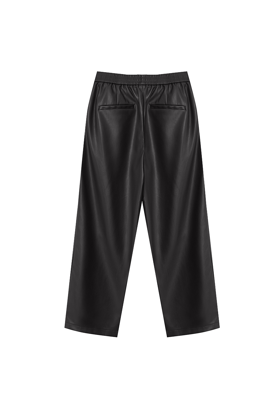 Eco-friendly PU Leather Casual Trousers