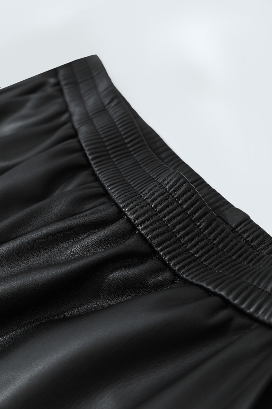 Eco-friendly PU Leather Casual Trousers