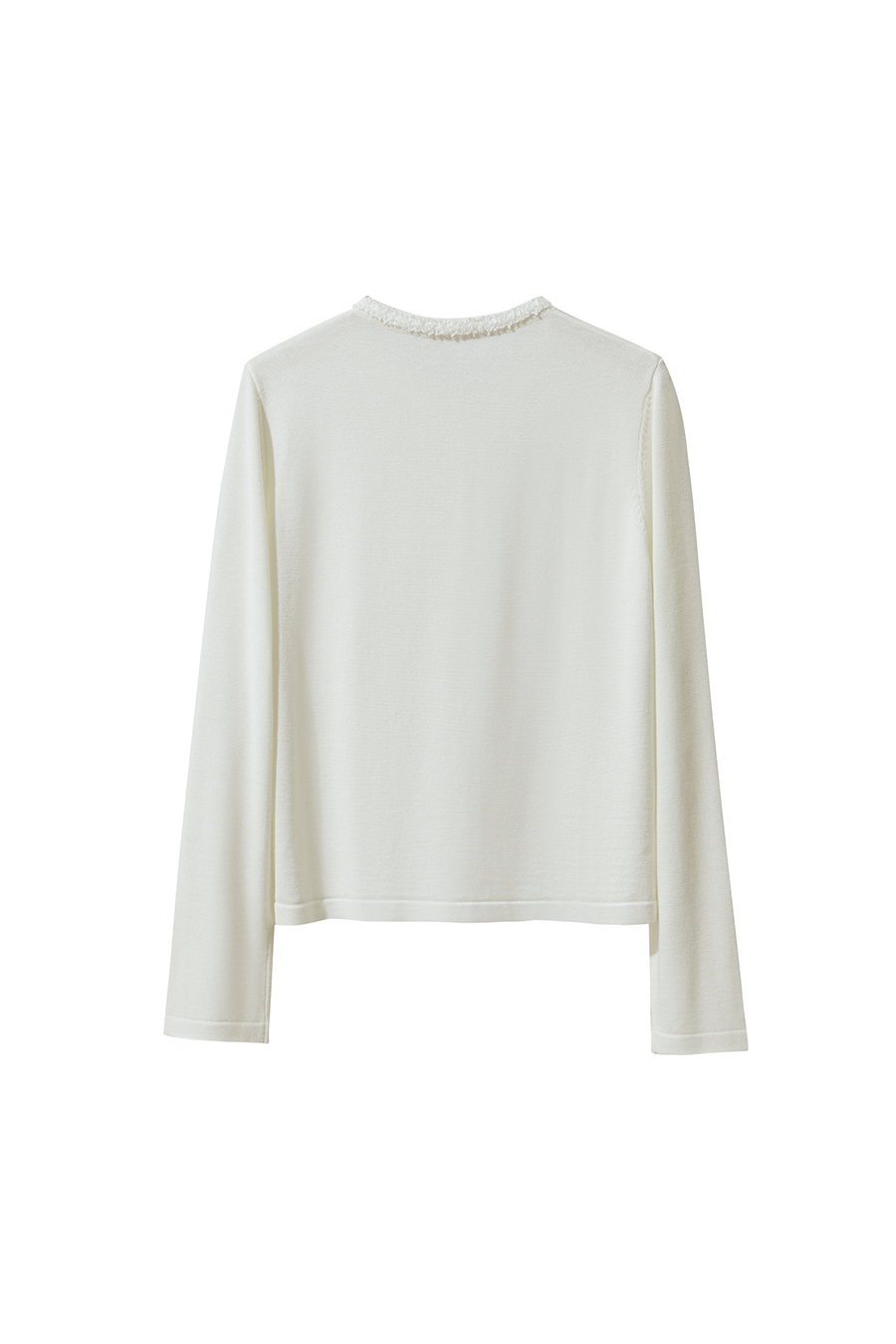 Sequin Embroidered Knit Cardigan|AMII-AMII.com