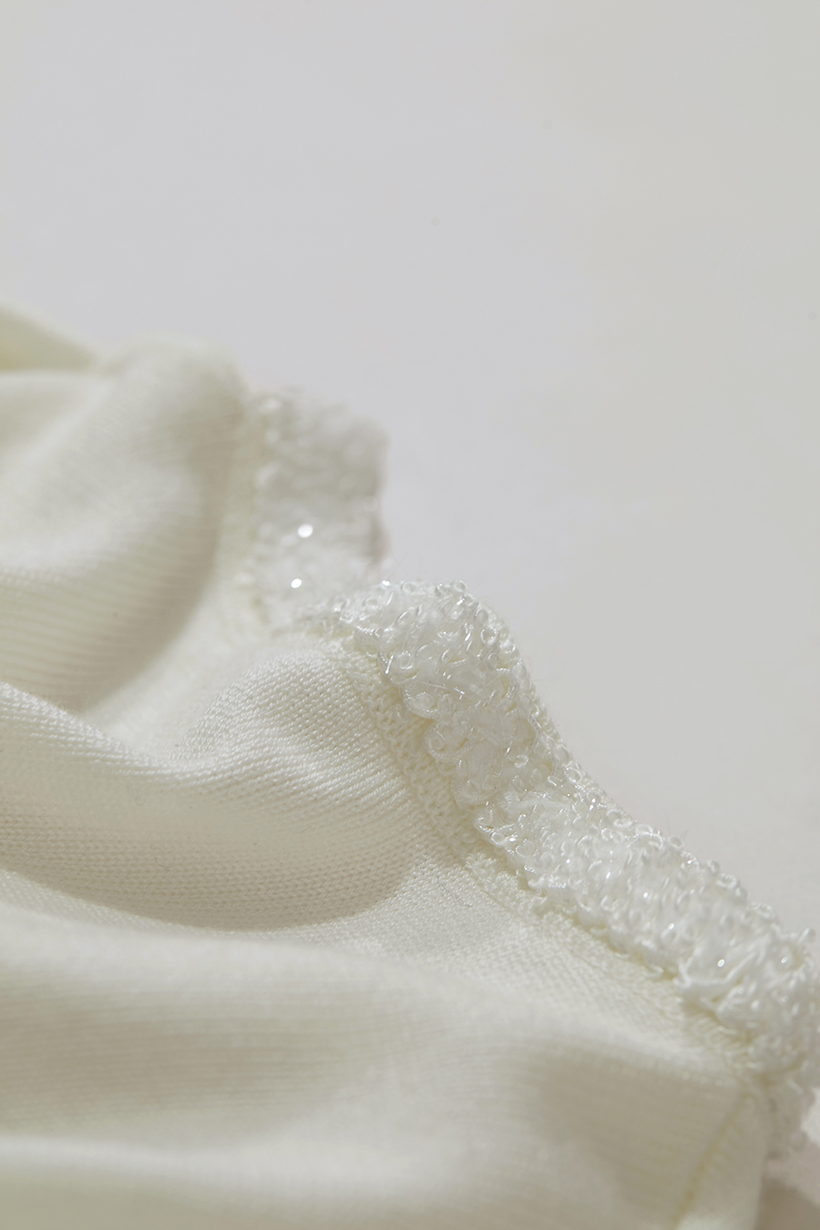 Sequin Embroidered Knit Cardigan|AMII-AMII.com