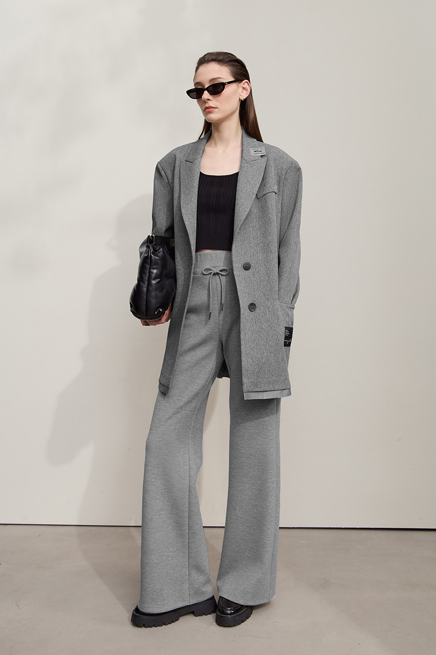 Air Layer Micro - Flare Long Pants|AMII-AMII.com