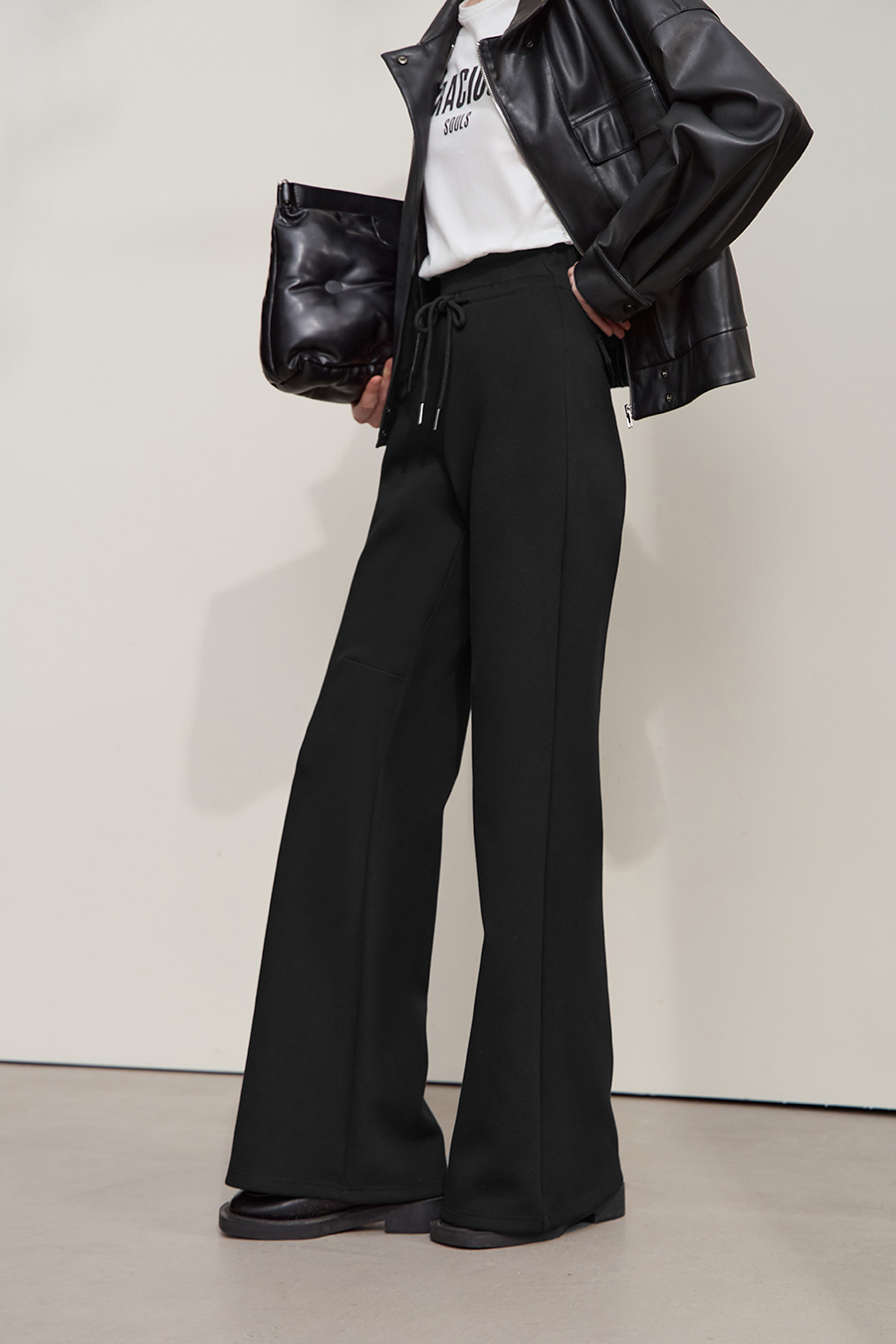 Air Layer Micro - Flare Long Pants|AMII-AMII.com