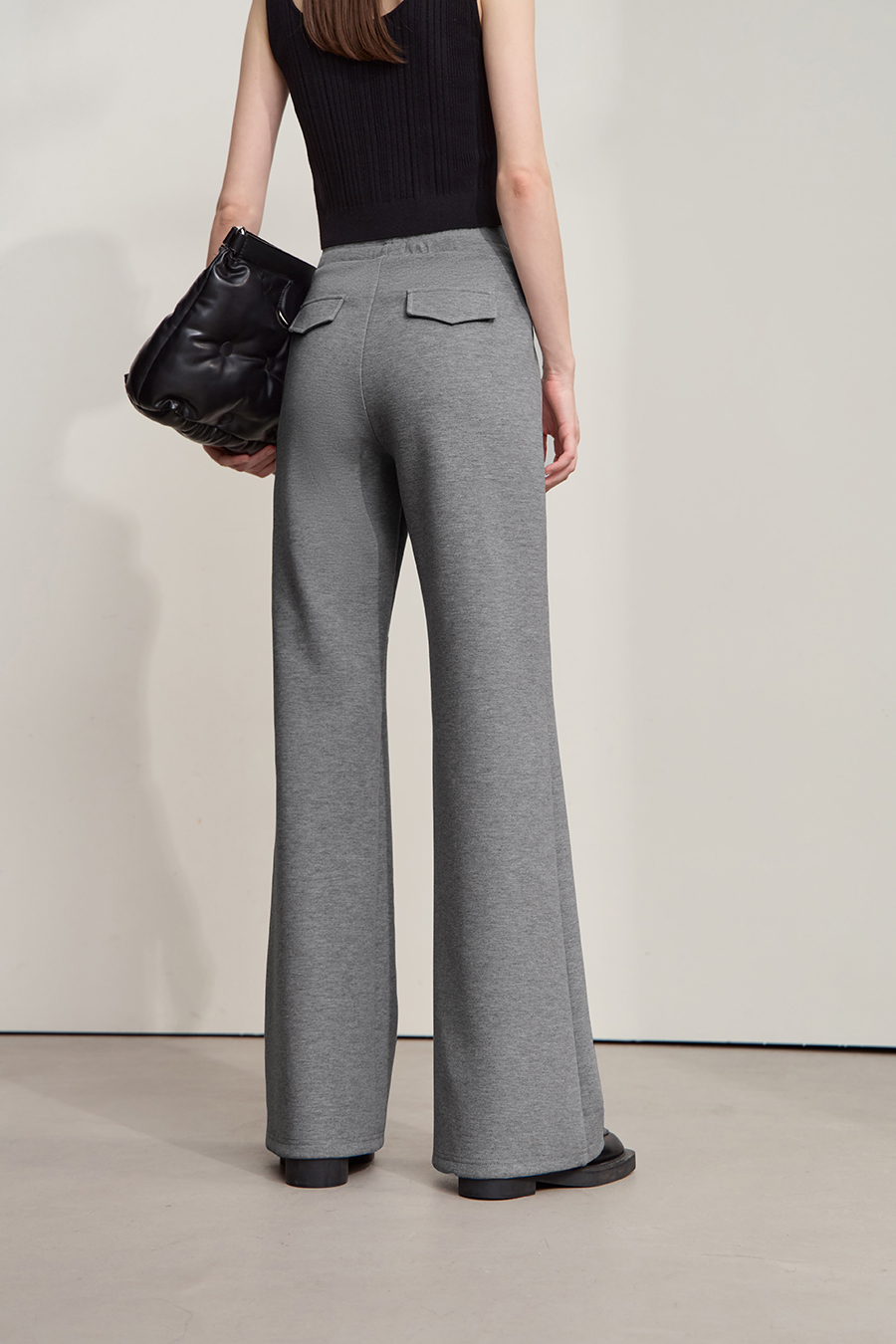 Air Layer Micro - Flare Long Pants|AMII-AMII.com