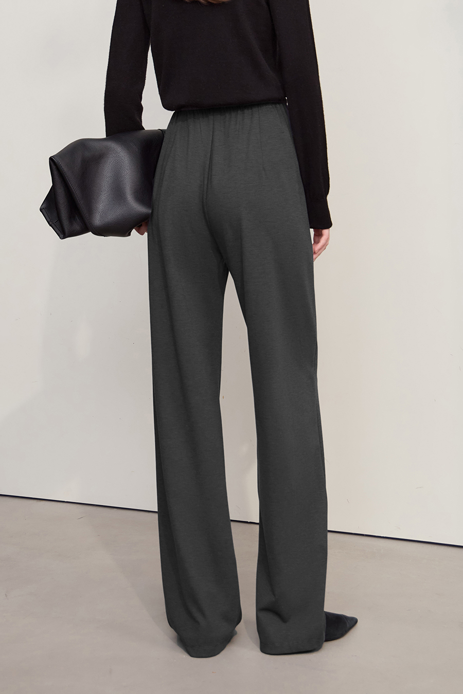 Twill Knit Casual Pants