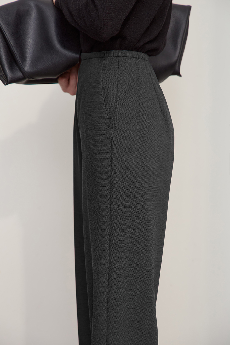 Twill Knit Casual Pants