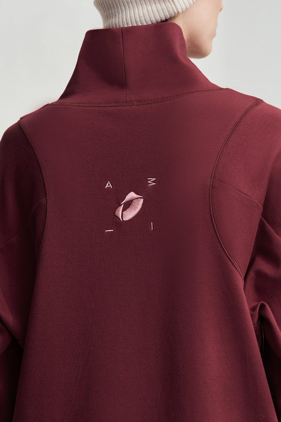 Embroidered Hoodie Dress|AMII-AMII.com