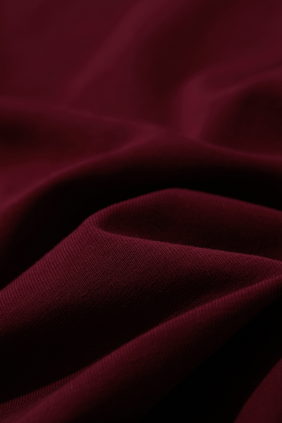 V-neck Beaded Stretch Cotton T-shirt