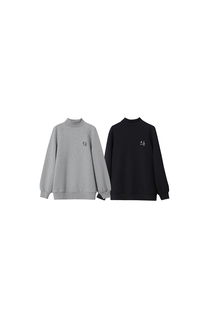 Letter Embroidered Raglan Sweatshirt