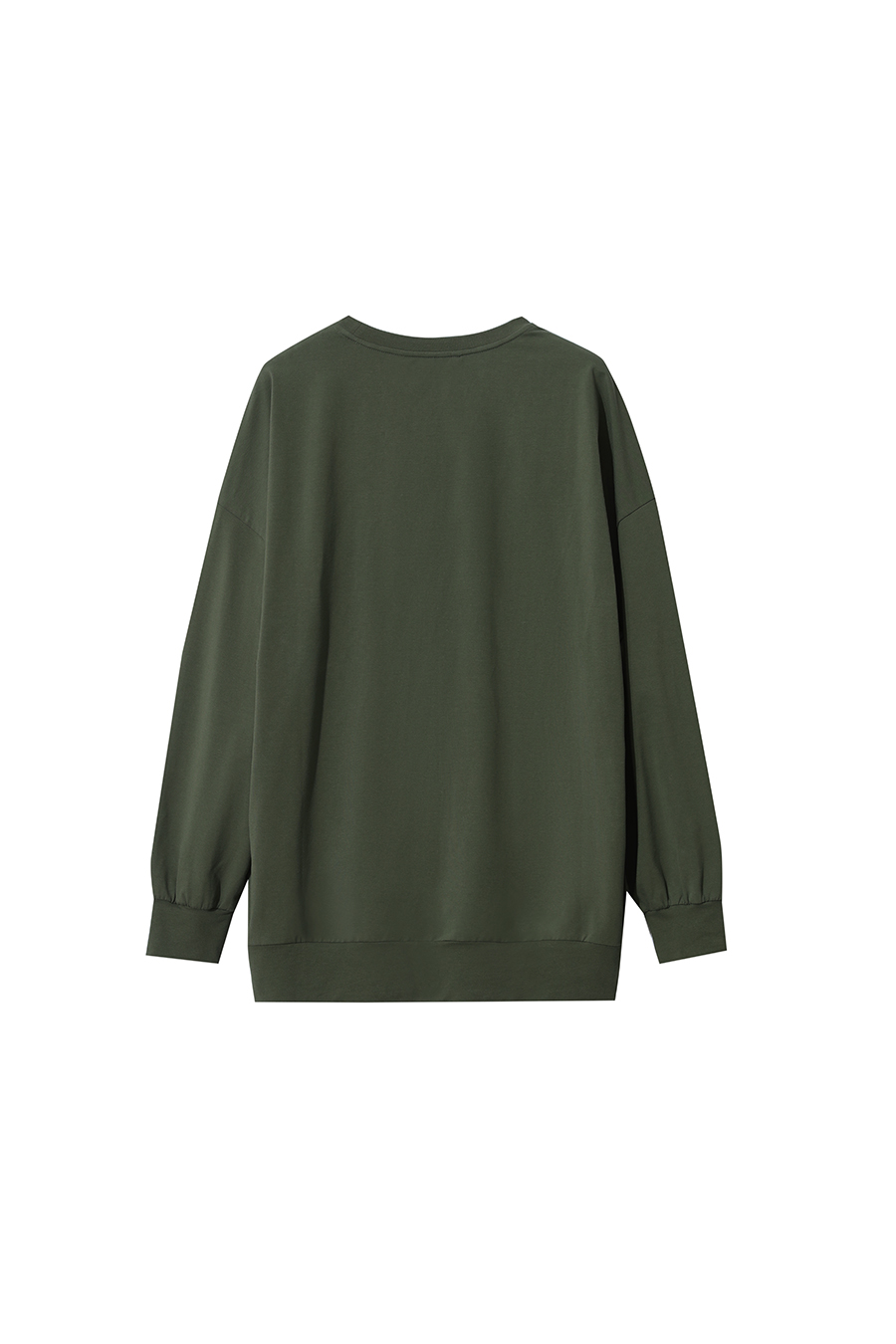 Printed Embroidered Drop Shoulder Hoodie|AMII-AMII.com