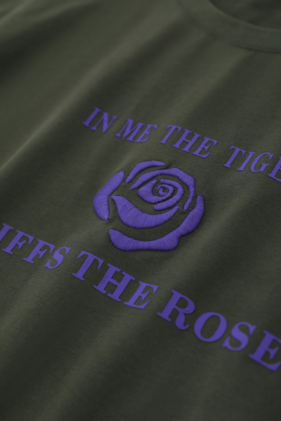 Printed Embroidered Drop Shoulder Hoodie|AMII-AMII.com