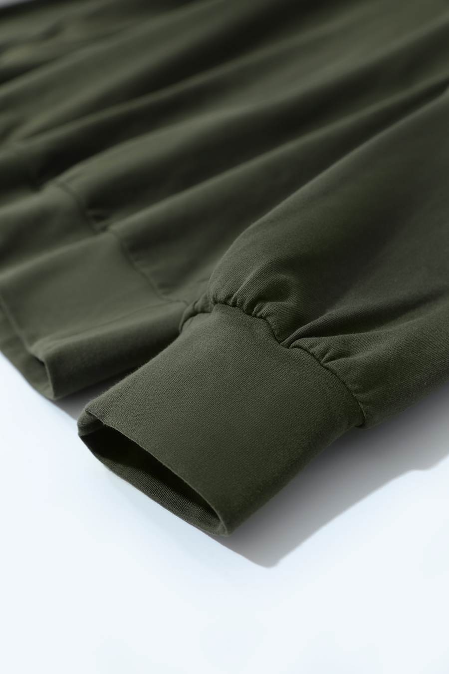 Printed Embroidered Drop Shoulder Hoodie|AMII-AMII.com