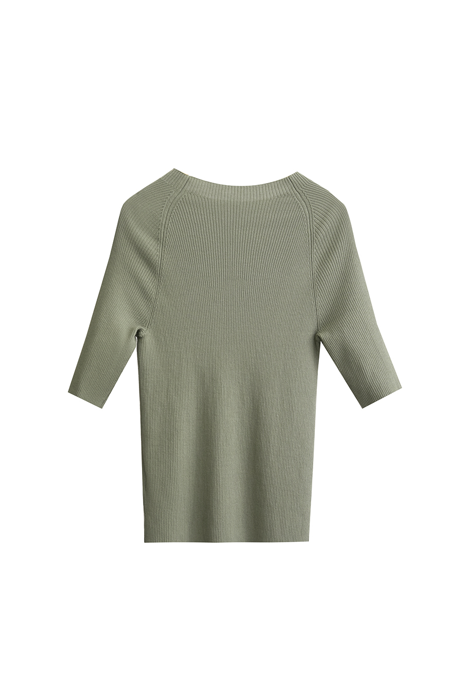 Mock Neck Color - block Knitted Top|AMII-AMII.com