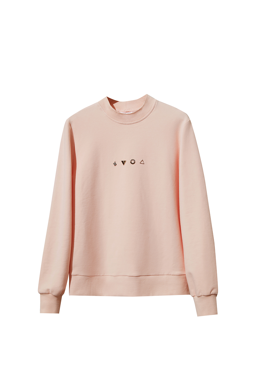 Geometric Metal Embellished Hoodie|AMII-AMII.com