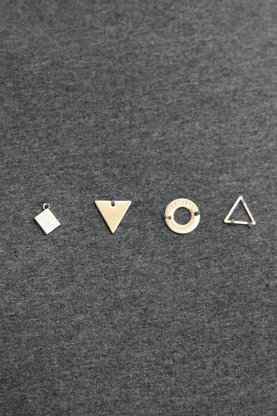 Geometric Metal Embellished Hoodie|AMII-AMII.com