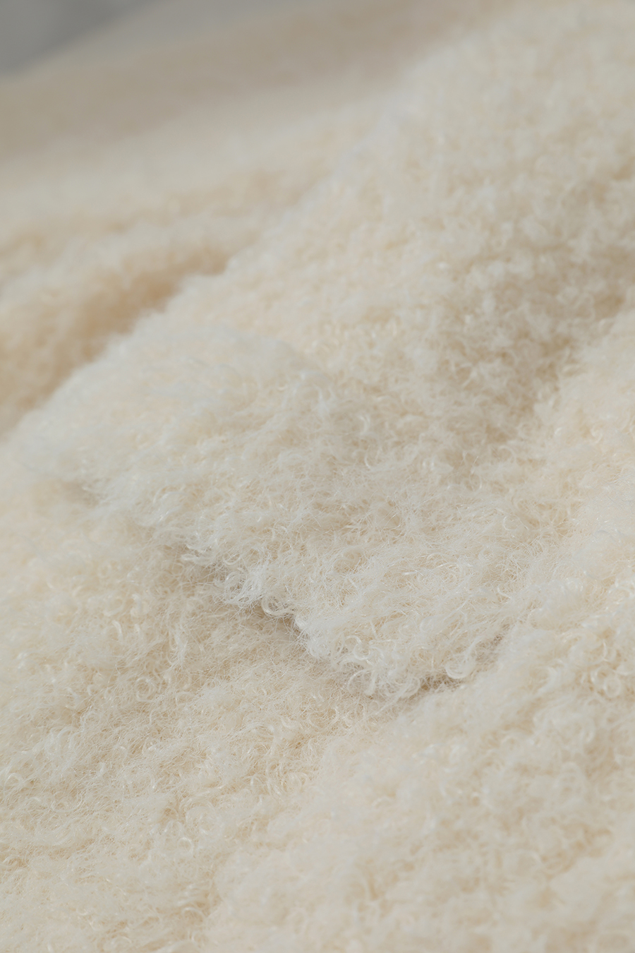 Belted Curly Fleece Fur Coat|AMII-AMII.com