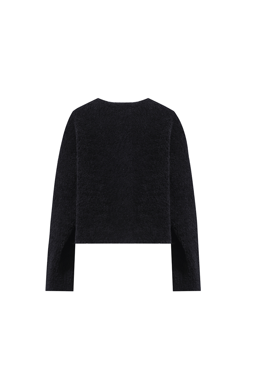 Shearling & Wool Fur Coat