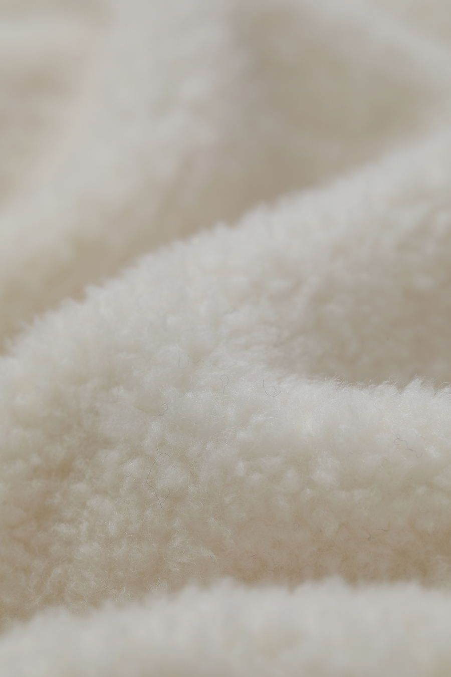 Shearling & Wool Fur Coat