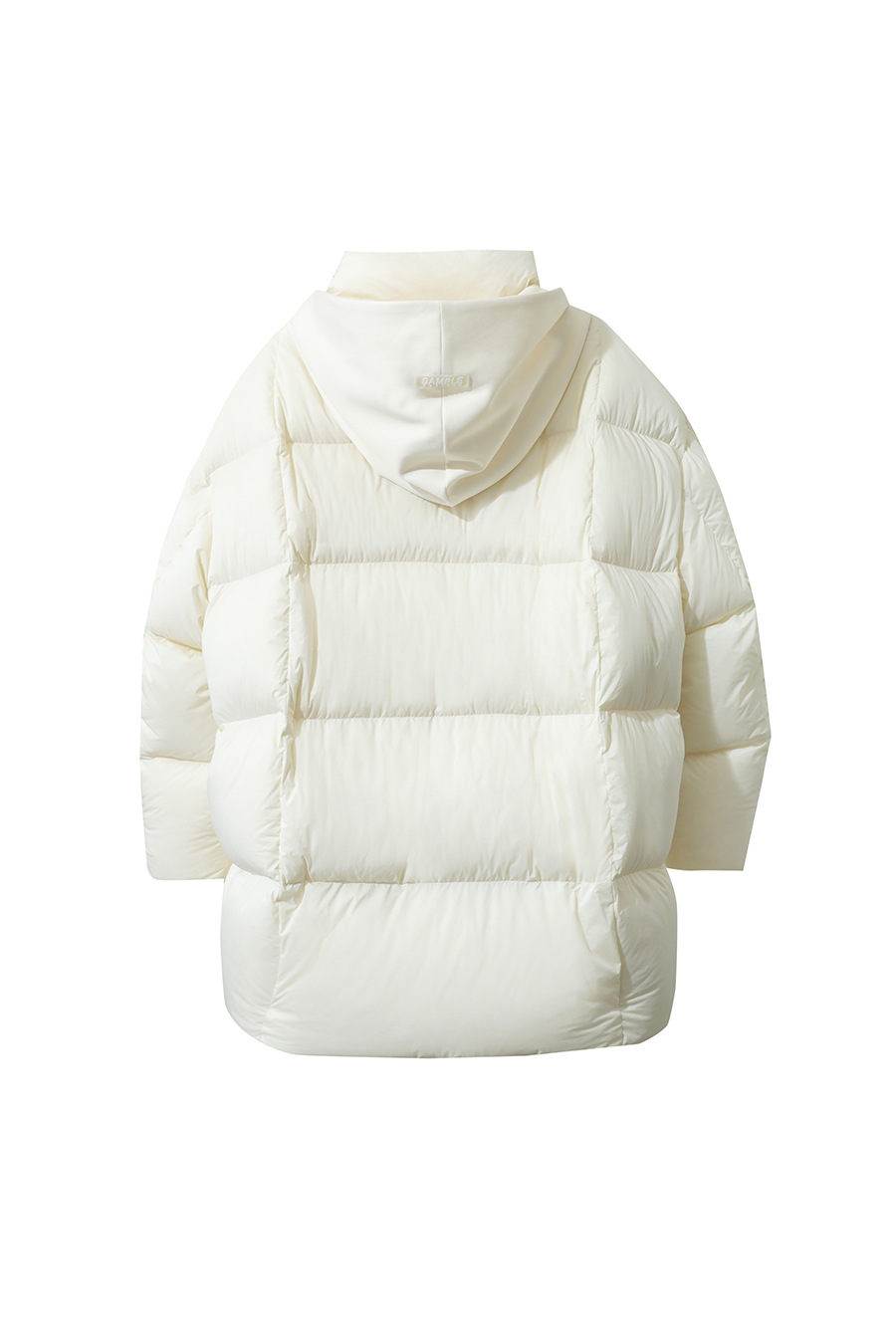 Hooded Loose Mid-Length Down Jacket|AMII-AMII.com