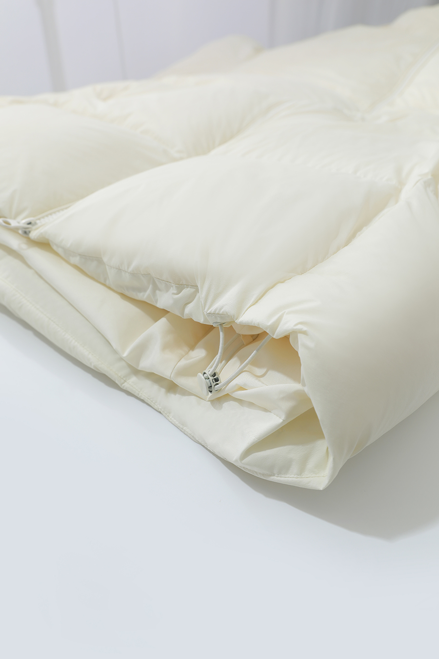 Hooded Loose Mid-Length Down Jacket|AMII-AMII.com