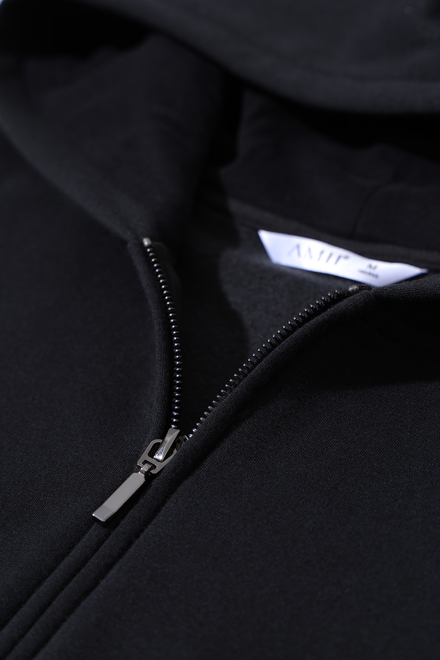 Light Fleece Hooded Drop Shoulder Jacket|AMII-AMII.com