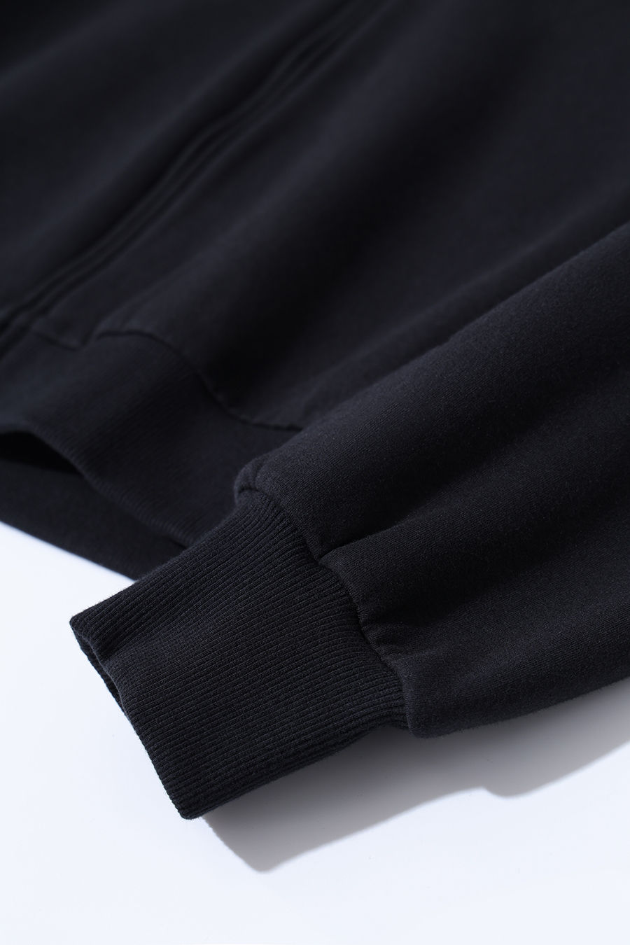 Light Fleece Hooded Drop Shoulder Jacket|AMII-AMII.com