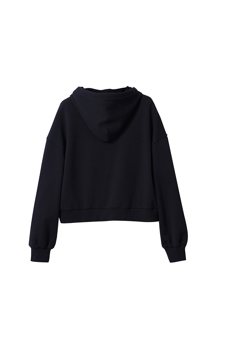 Light Fleece Hooded Drop Shoulder Jacket|AMII-AMII.com