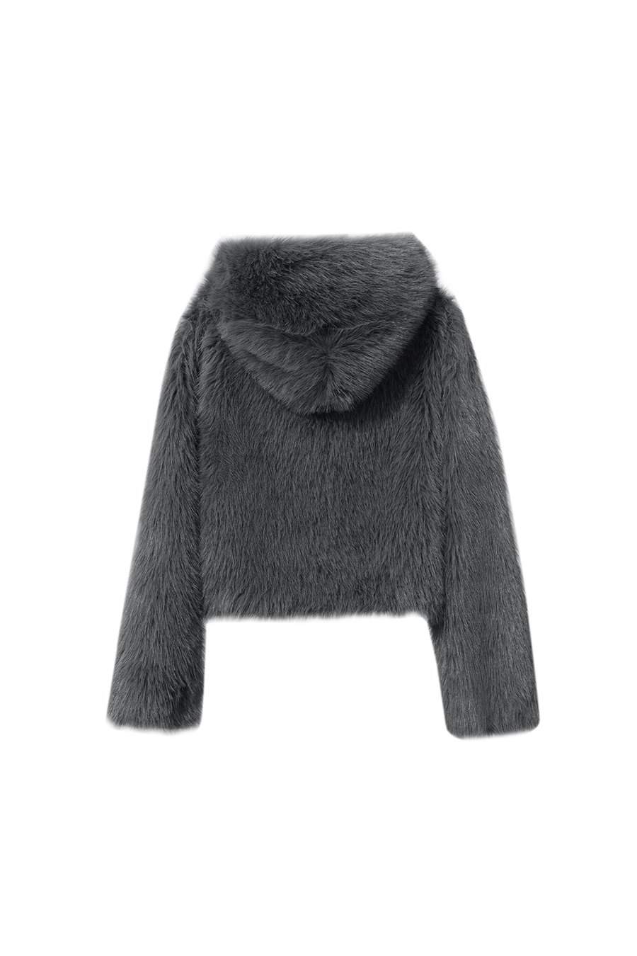 Luxury Warm Hooded Short Fur Coat|AMII-AMII.com