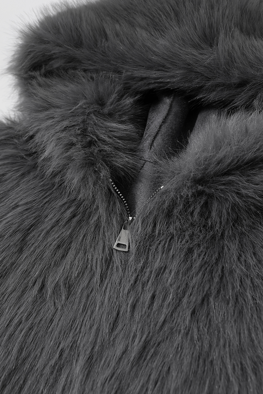 Luxury Warm Hooded Short Fur Coat|AMII-AMII.com